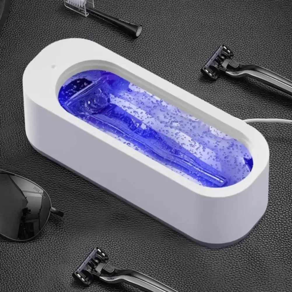 Ultrasonic Jewelry Glasses Cleaner - High Frequency Vibration Wash Machine Portable Efficient Deep Clean Daily Use Tool Battery